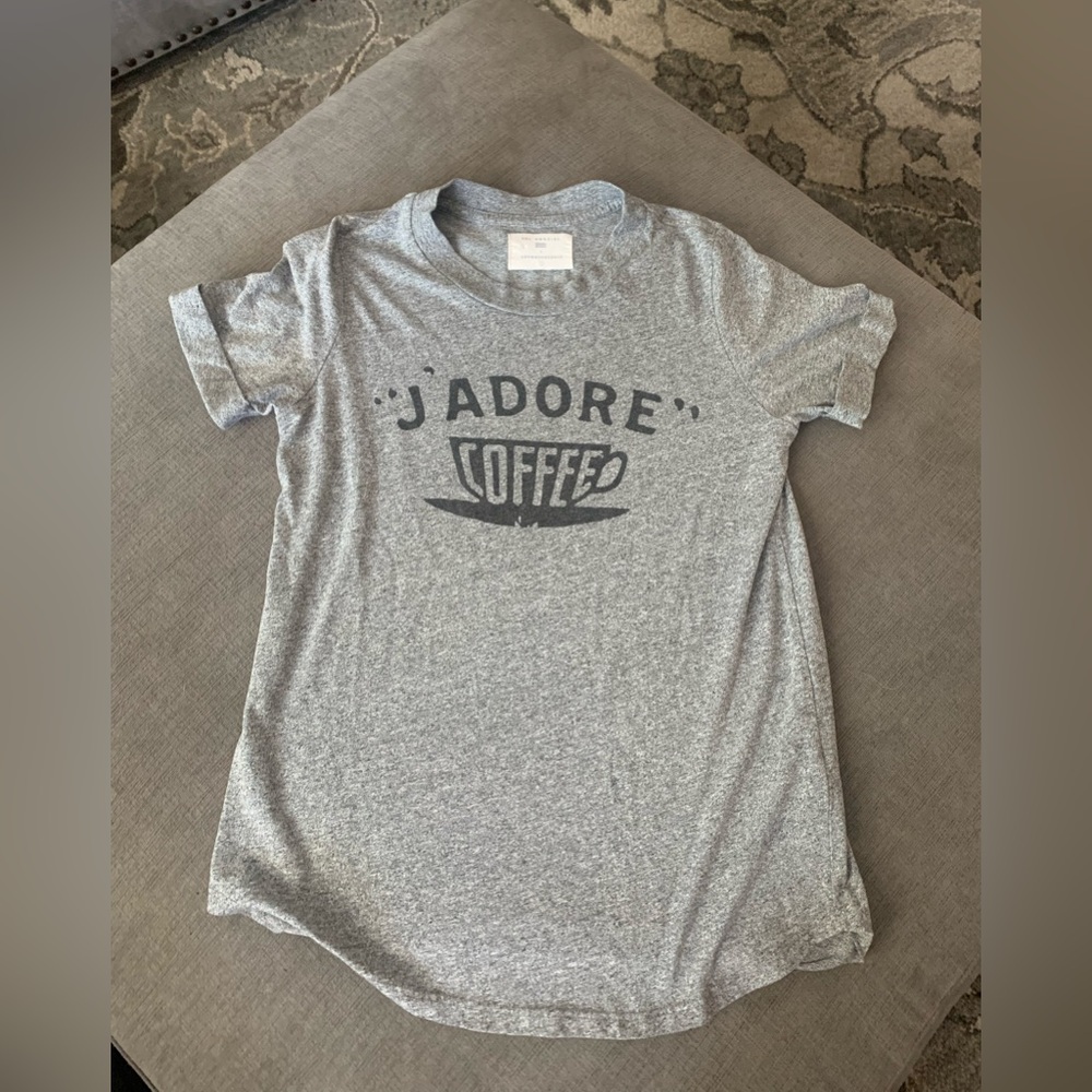 Sol Angeles by Anthropologie J’Dore Coffee tshirt size S